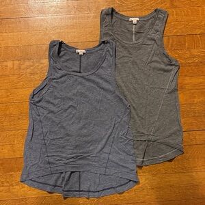 GAP Women's Tank Tops - Blue (S) and Gray (XS)